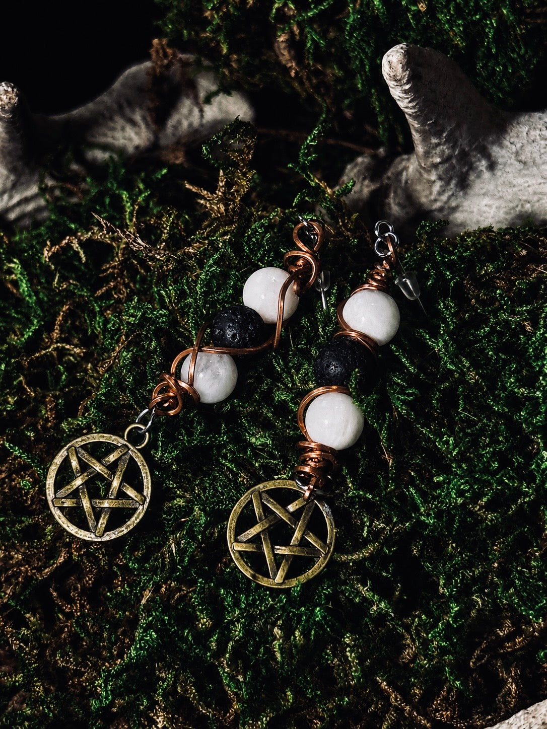 Moonstone Dangles