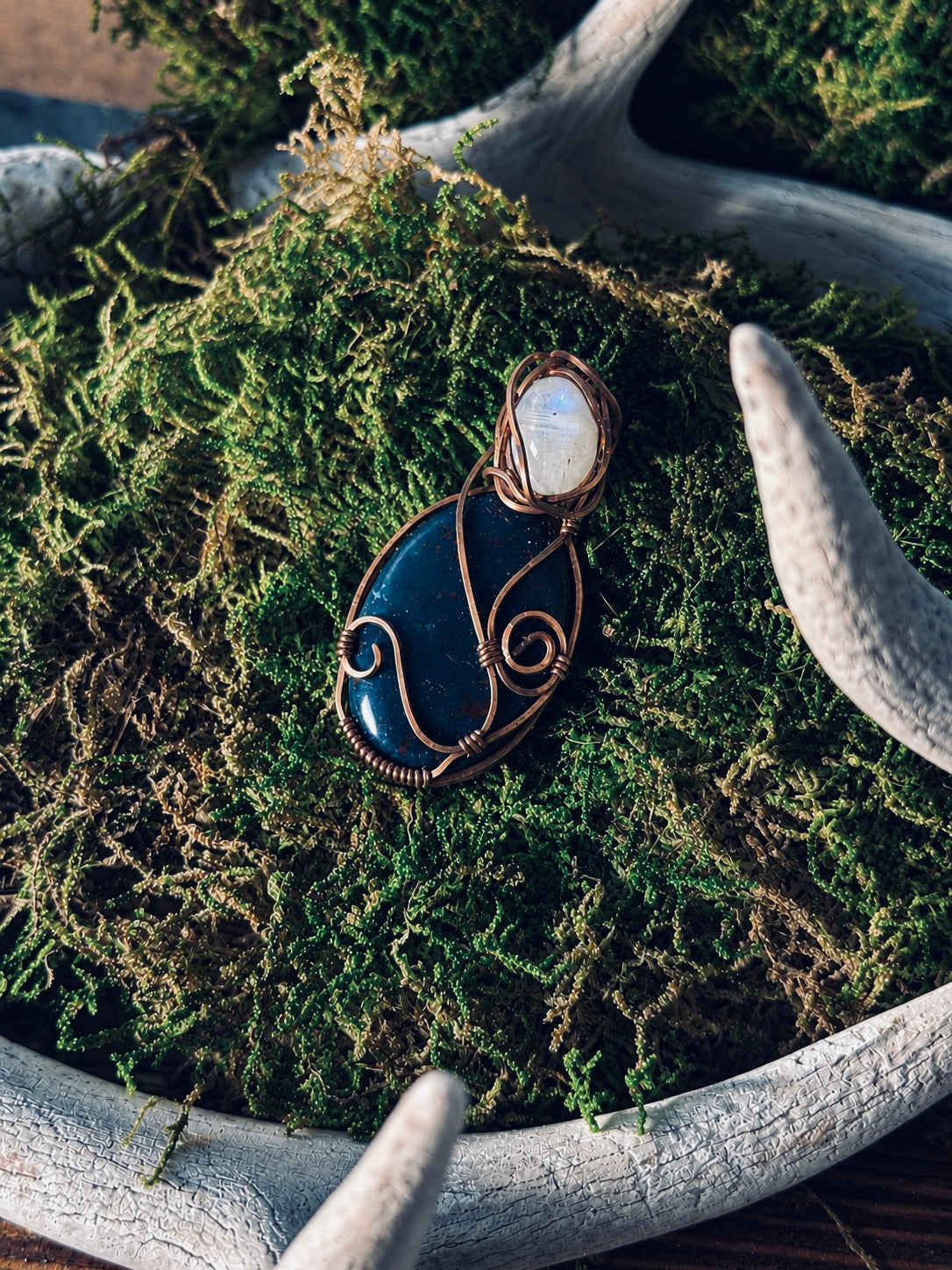 Blood and Moon Pendant